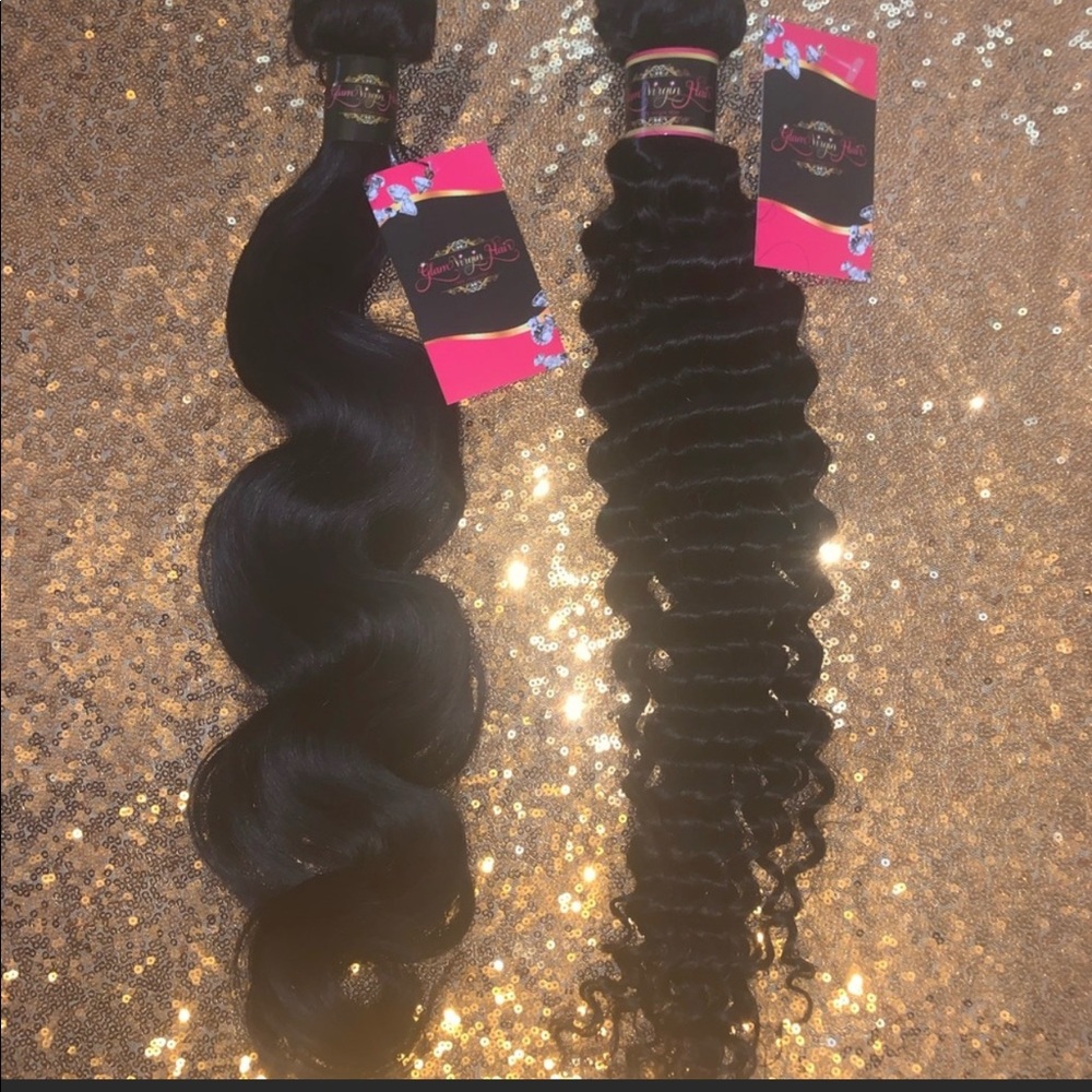 New Bundles! 28,26,24 with 20” closure body wave